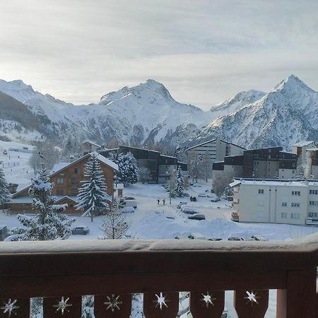 Residence Plein Sud A Cote Jandri Express, Front De Neige, Vue Splendide, Label 2 Alpes, Classe 2 Etoiles Tourisme 레두잘프 외부 사진